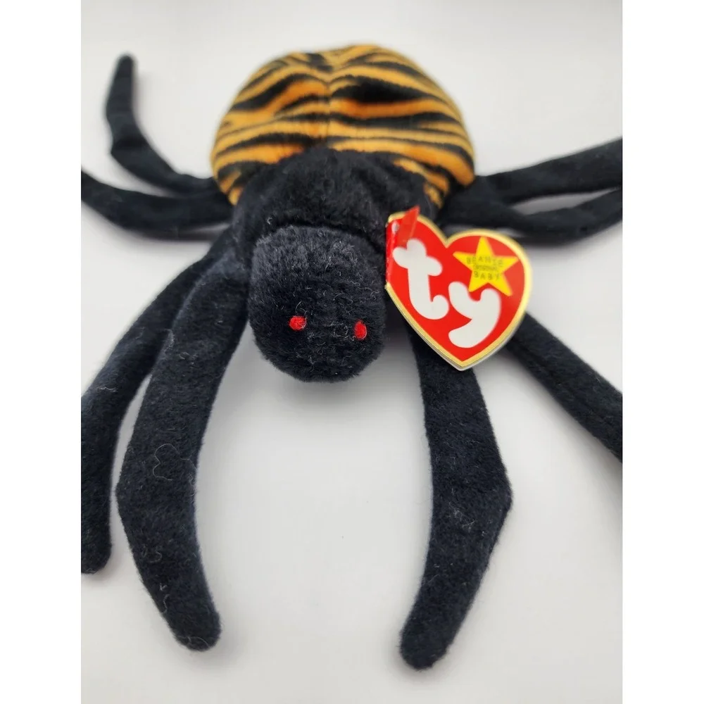TY Beanie Baby - SPINNER the Spider (5 inch)‎ NWT